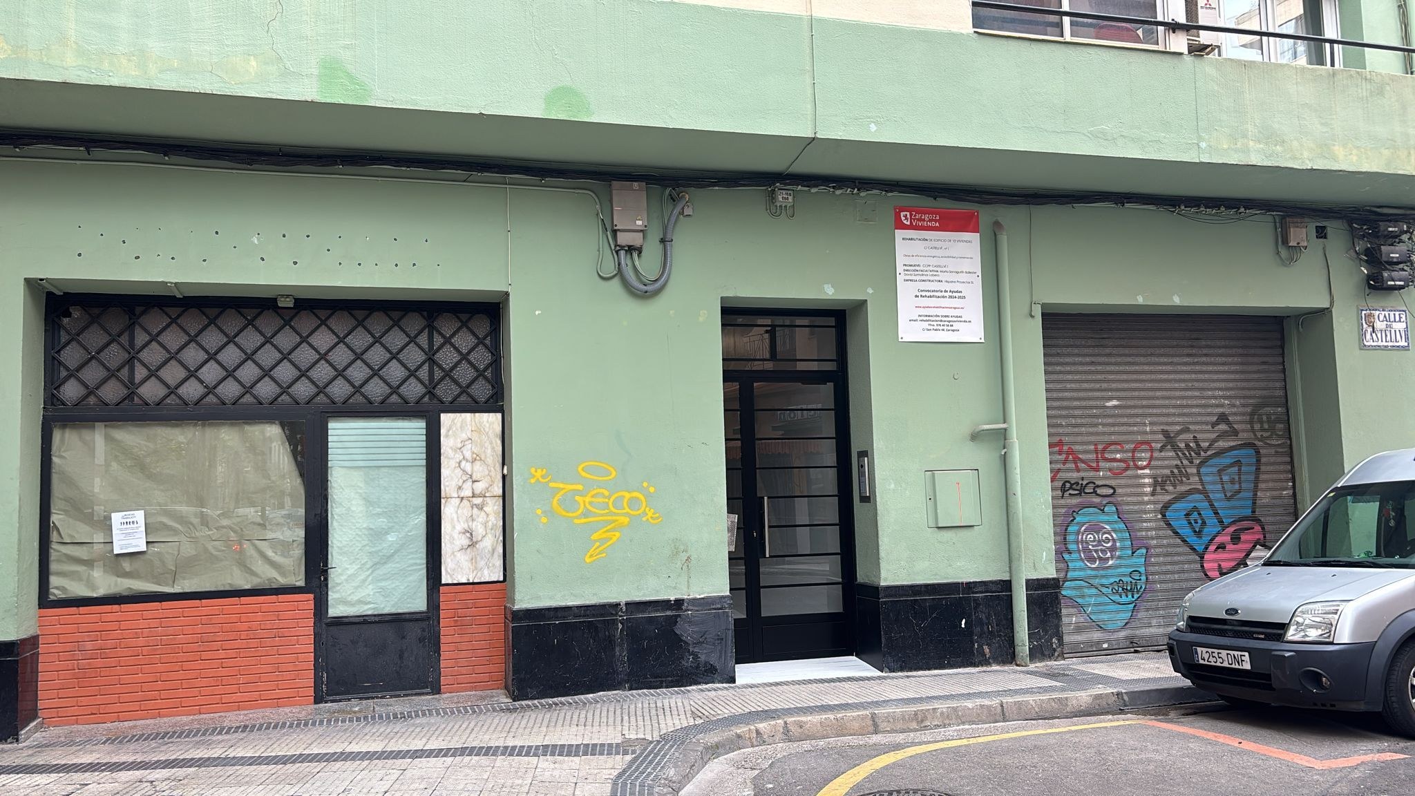 Local diáfano en planta calle · Calle Castellví 1 · Zaragoza